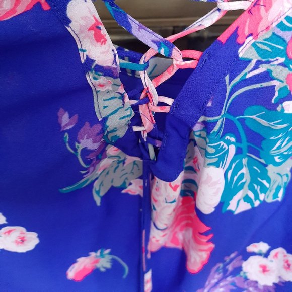 Bright Floral Tank Top - Picture 2 of 4